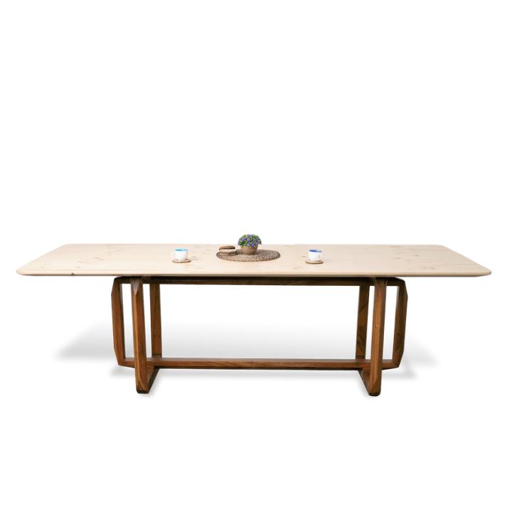 Live Edge Special Angled Dining Table - Image 3