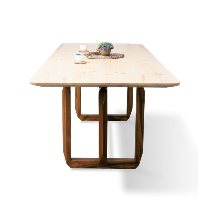 Live Edge Special Angled Dining Table - Image 4