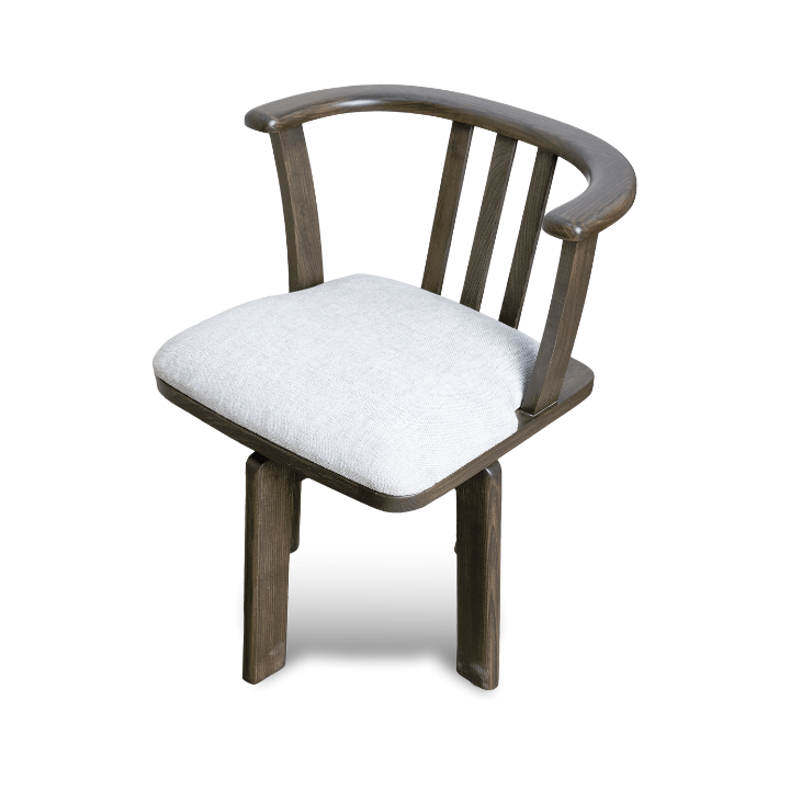 Wooden Swivelled Chair – Crafted for Smooth Comfort