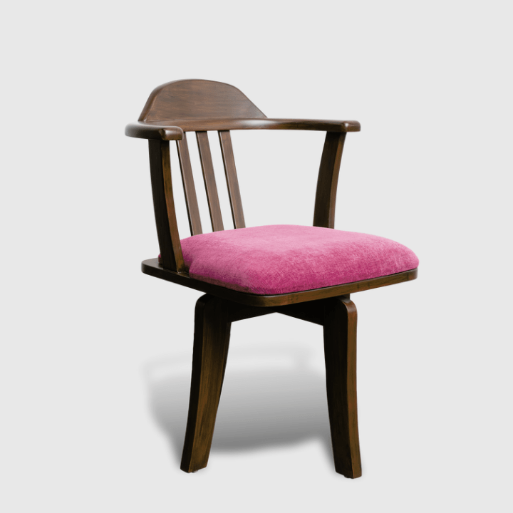 Solid Wooden Swivelled Chair – 360° Craft in Motion - Image 5