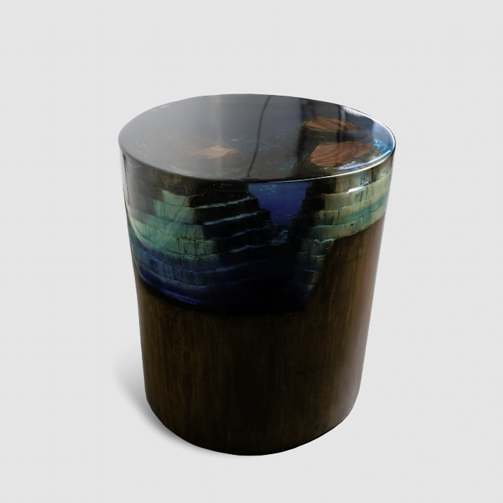 Custom Made Epoxy Resin Table – Oceanic Art Design - Image 4