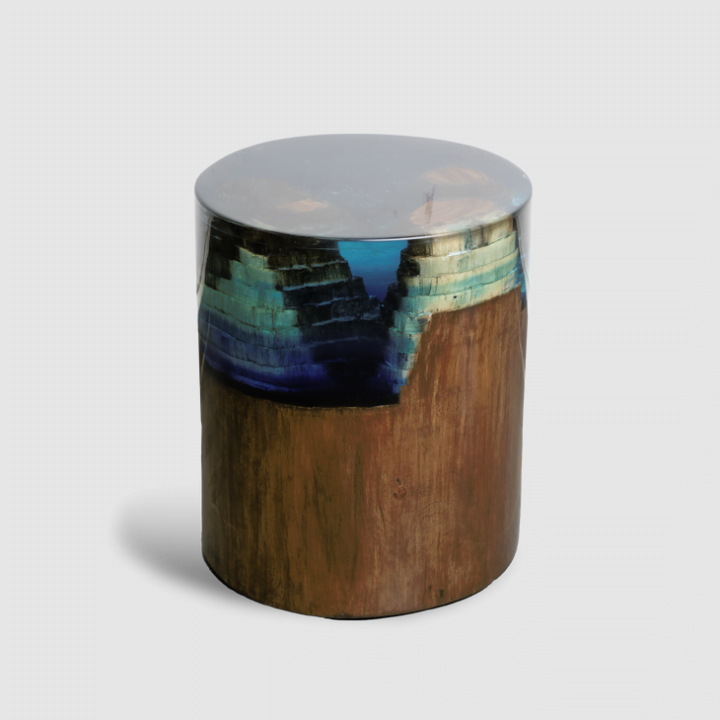 Custom Made Epoxy Resin Table – Oceanic Art Design - Image 3