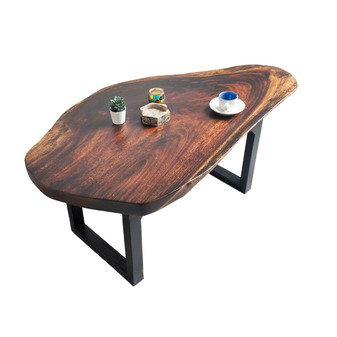 Live Edge U legged Coffee Table