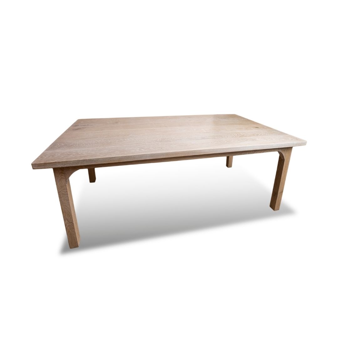 White City Oak Washed - Dining Table - Image 4