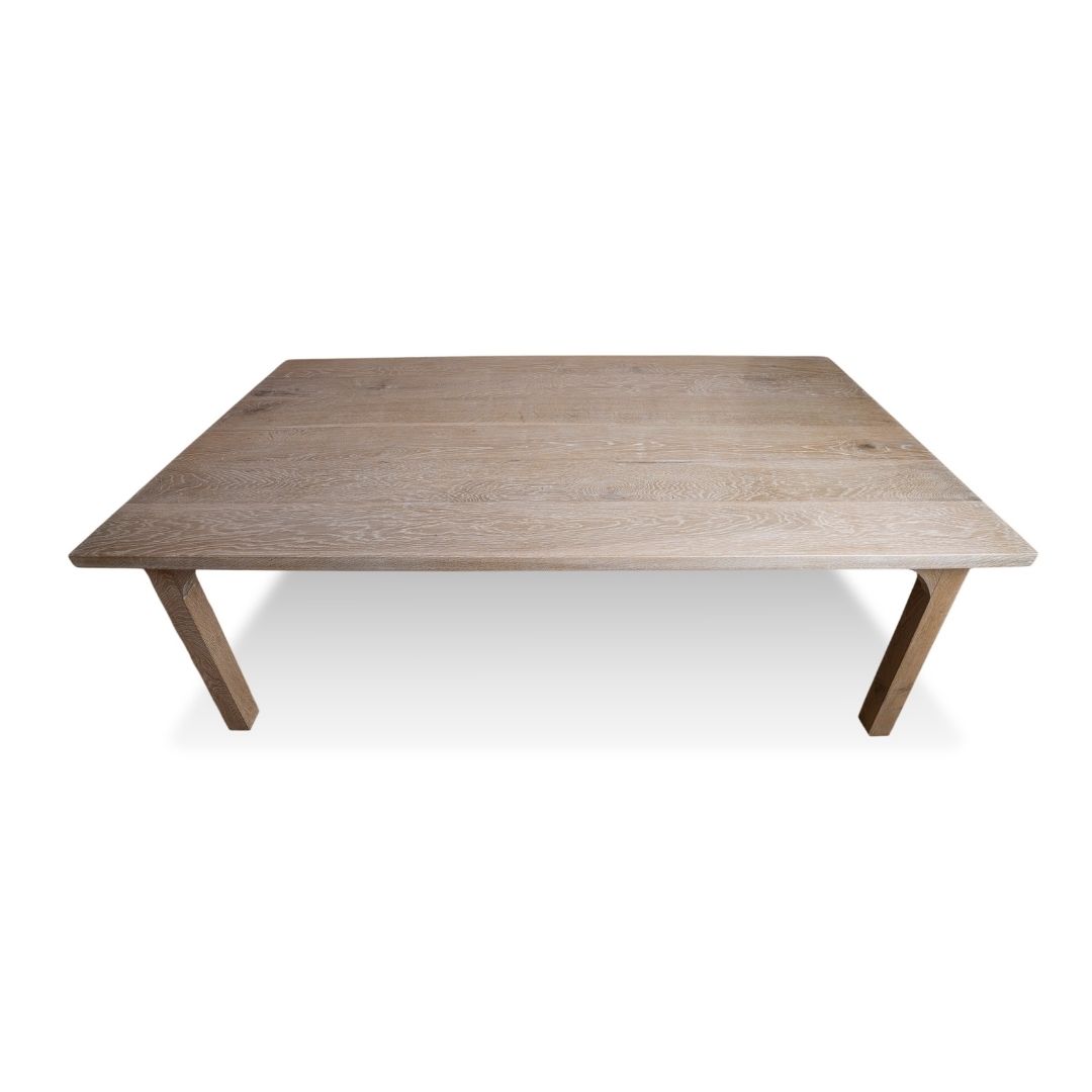 White City Oak Washed - Dining Table - Image 7
