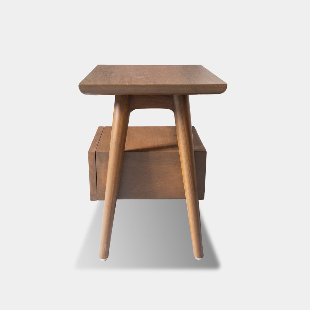 Wooden Bed Side Table – Nightstand Storage Design - Image 5