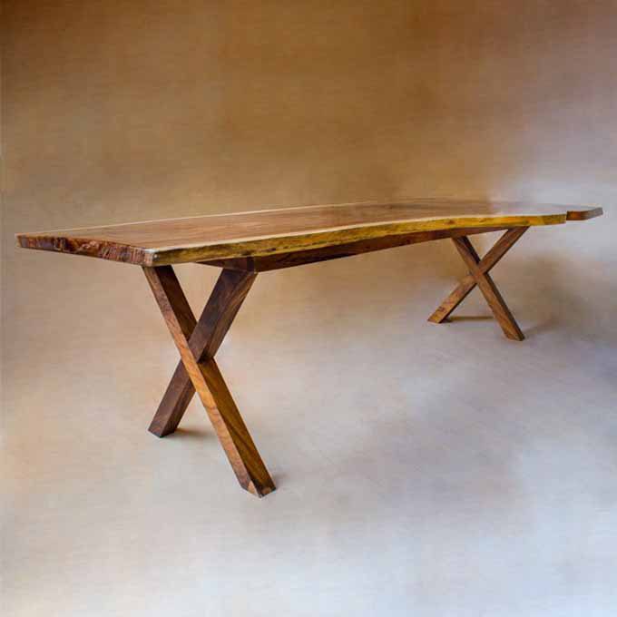 Live Edge Simple Dining Table - Image 2