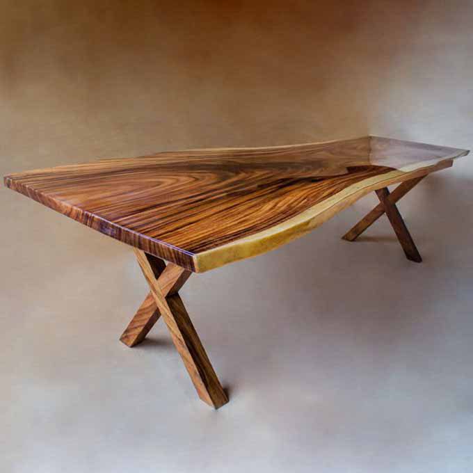 Live Edge Simple Dining Table - Image 3