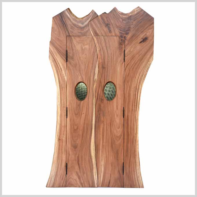 Custom Made Live Edge Wooden Main Door
