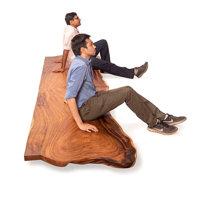 Live Edge Baithak Sofa – Traditional Low Seating Design - Image 4