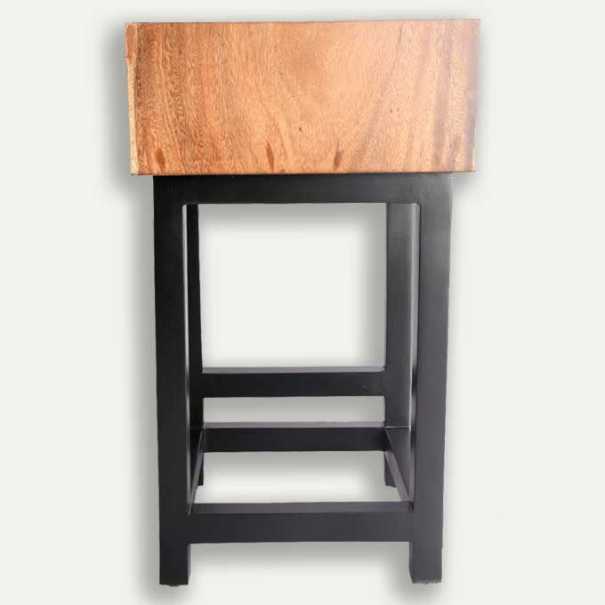 Custom Made Live Edge Bar Stool With BUMP - Image 2