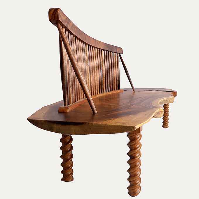 Custom Screw Leg Patio Bench - Image 3