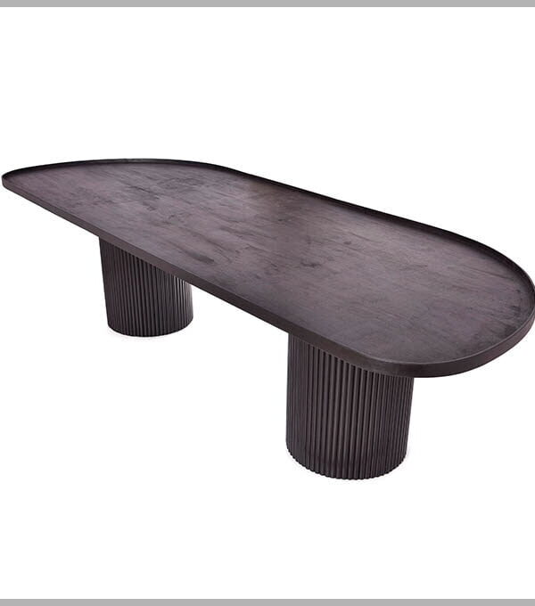 Solid Wooden Black Panther Dining Table