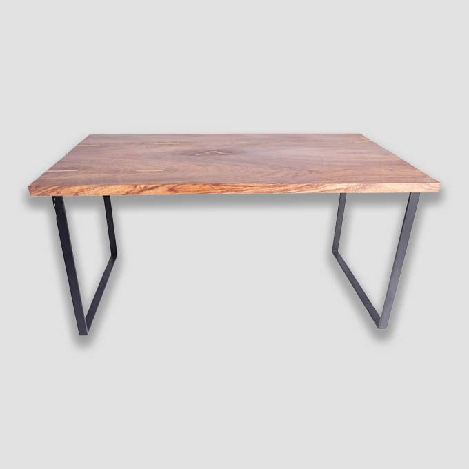 Solid Wooden Bookmatch Table - Image 2
