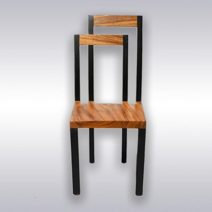 Custom Conjoined Twins Chair – Double Back Elegance - Image 2