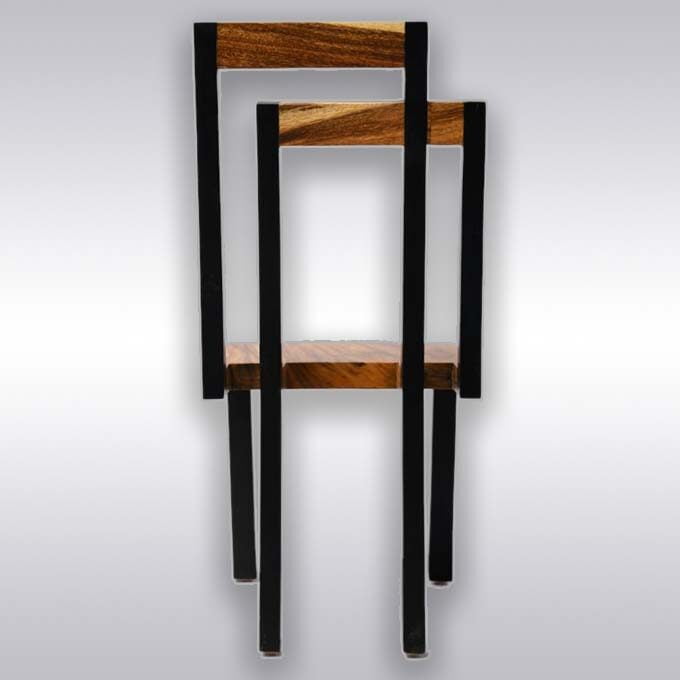 Custom Conjoined Twins Chair – Double Back Elegance - Image 3