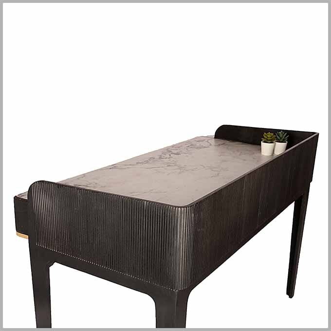 Solid Wooden Black Panther Study Table - Image 4