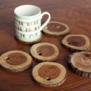 Wooden Coaster Set of 6