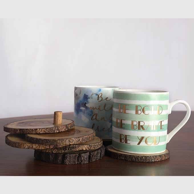 Wooden Coaster Set of 6 - Image 6