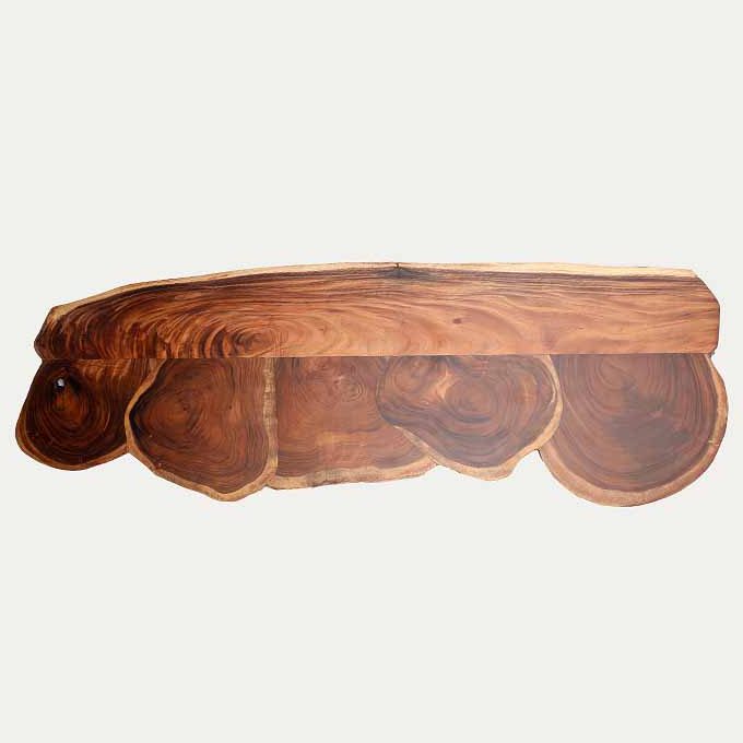 Live Edge Straight Meets Cross Table - Image 2