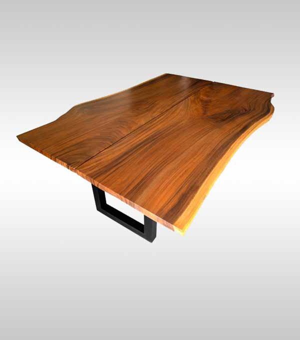 Live Edge Inverse Bookmatch Table