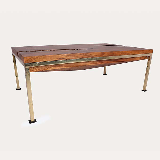 Live Edge Great Pyramid Coffee Table - Image 7