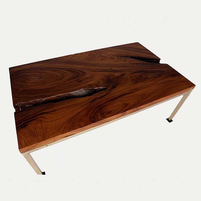 Live Edge Great Pyramid Coffee Table - Image 6