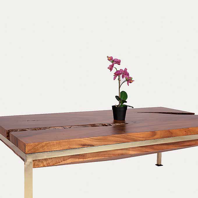 Live Edge Great Pyramid Coffee Table - Image 8