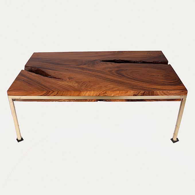 Live Edge Great Pyramid Coffee Table - Image 3
