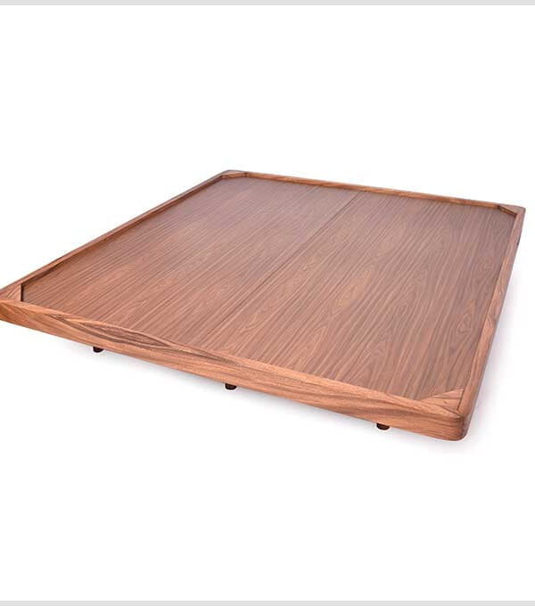 Custom Made Solid Wood Walnut Bed – Easy Assembly & Durable Build