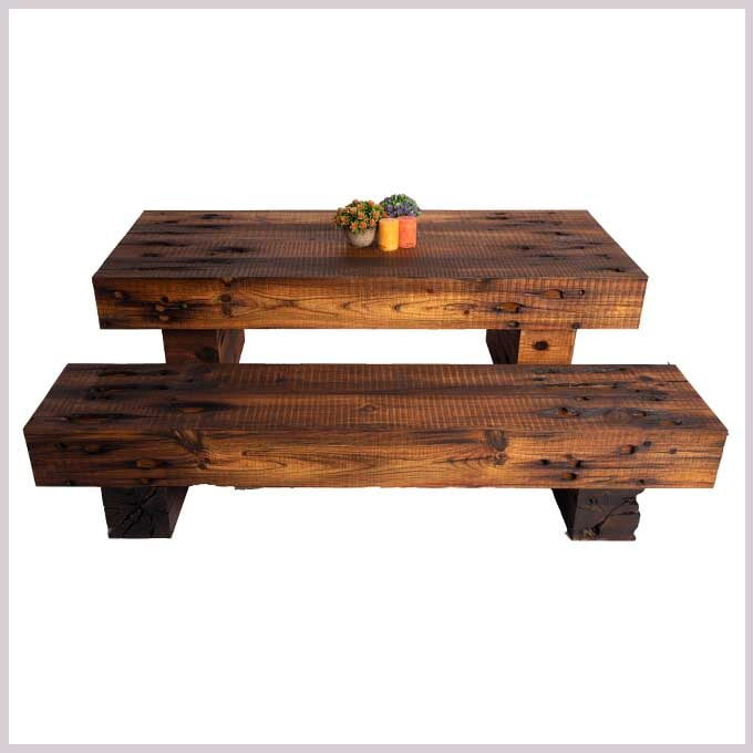 Old Railway Coffee Table - Image 5
