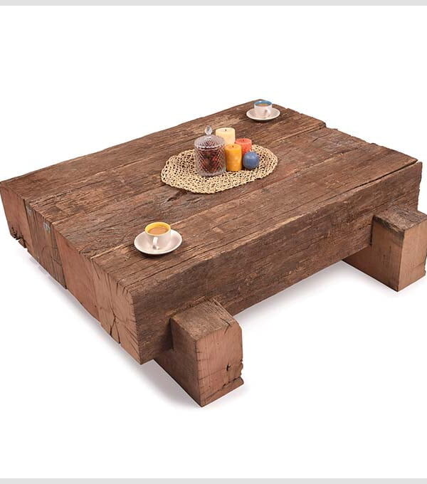 Rustic Railway Wood Coffee Table