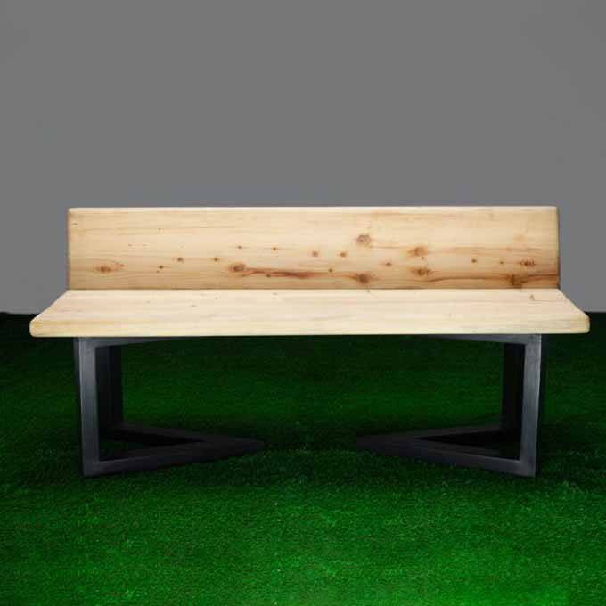 Solid Wooden Husky Spruce Bench - Image 2