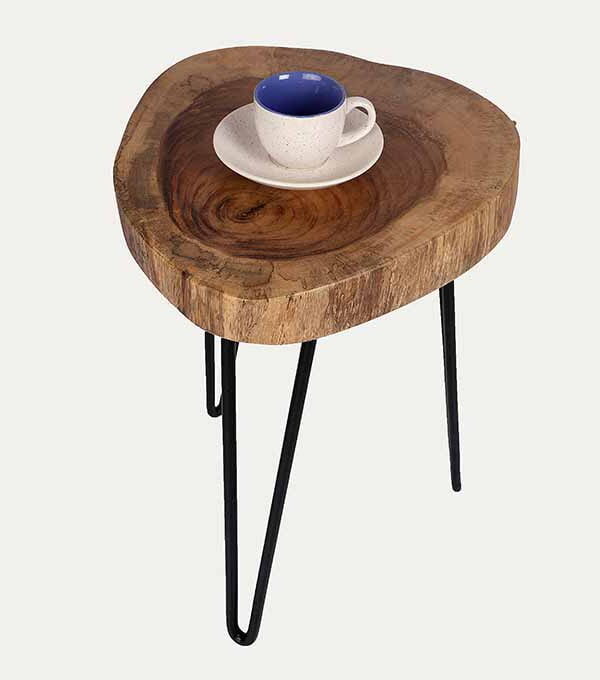 Live Edge Triangle of Happiness Table