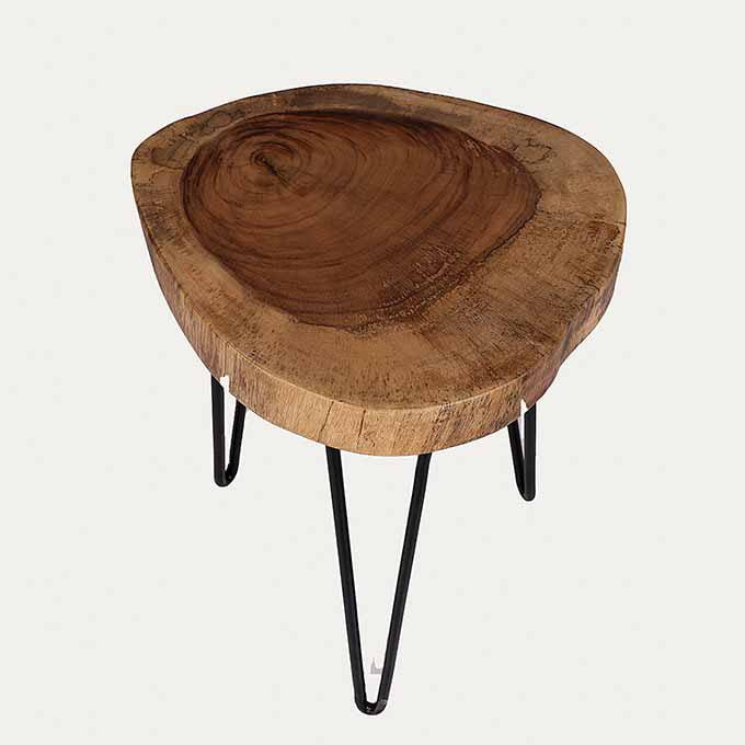 Live Edge Triangle of Happiness Table - Image 4