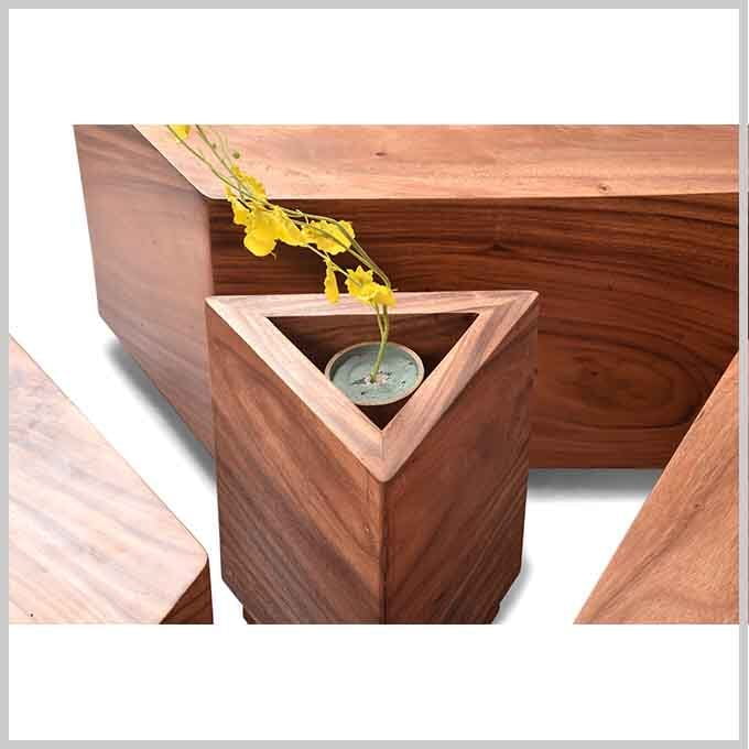 Custom Triangular Love Bench - Image 5