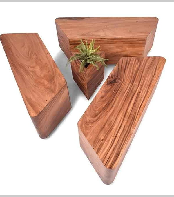 Custom Triangular Love Bench