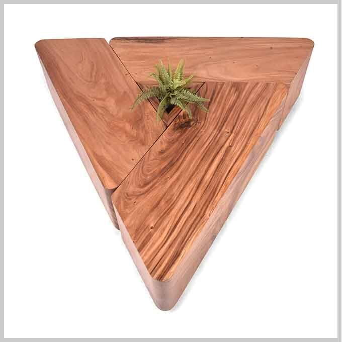 Custom Triangular Love Bench - Image 2