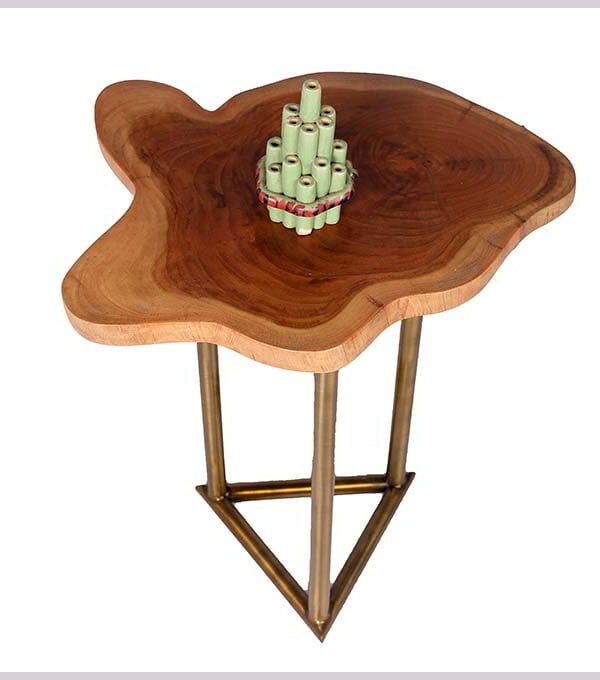 Live Edge Triangle Coffee Table