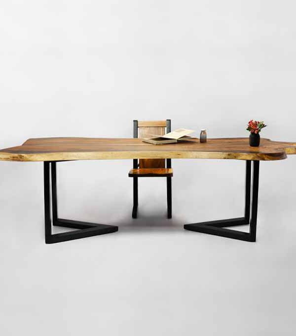 Live Edge Yin Yang Table