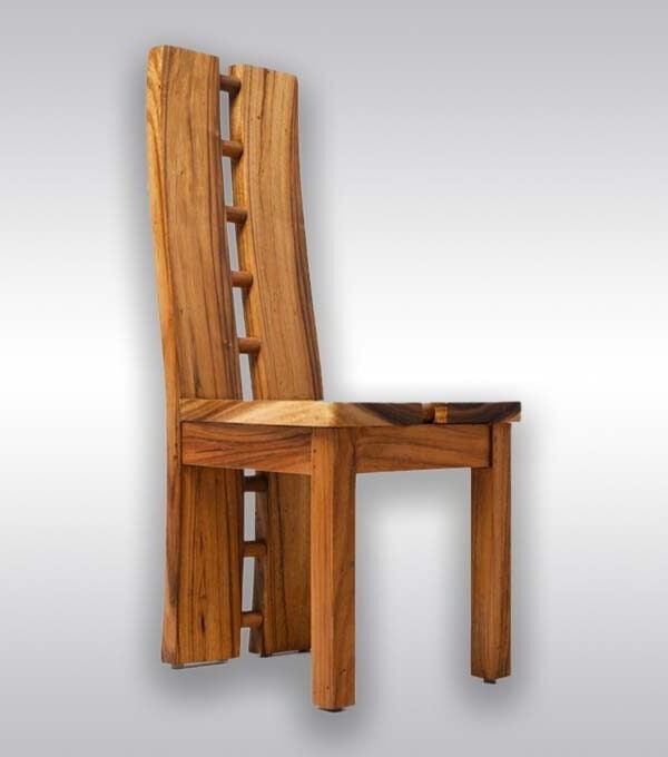 Wooden Unarmed Chair – The Iconic Zipper Design