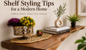Shelf Styling Tips for a Modern Home