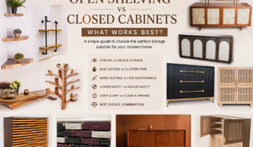 Open Shelving vs Closed Cabinets: What Works Best?